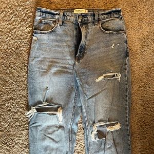 Abercrombie high waisted jeans